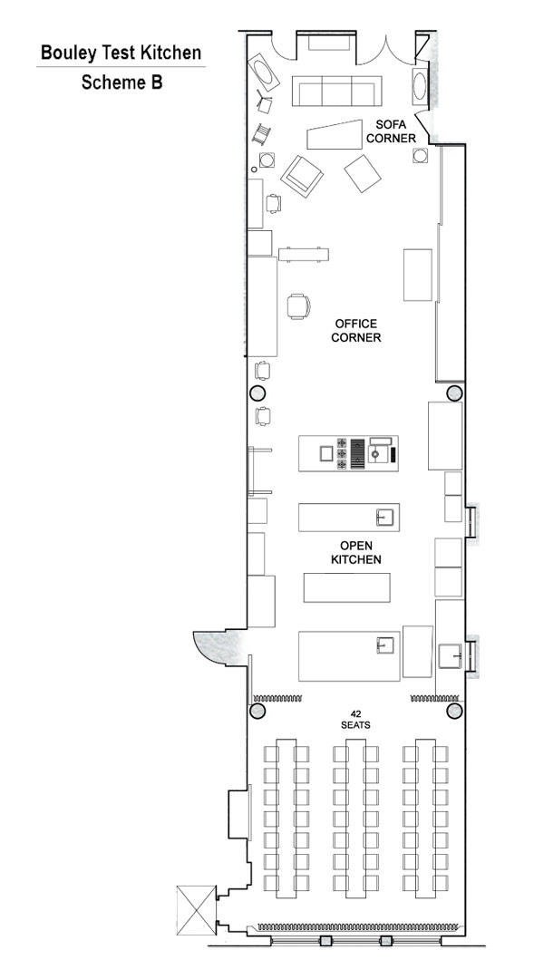 Bouley Test Kitchen Floor Plans